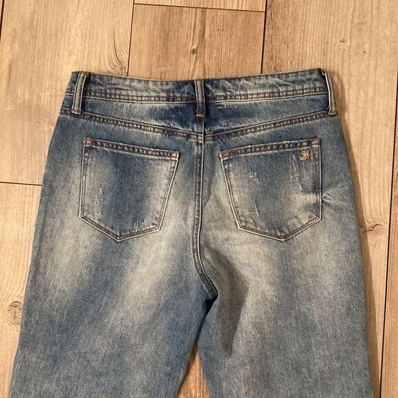 Special A Boyfriend Jeans Size 7 Mid Rise Cropped - Picture 5 of 6